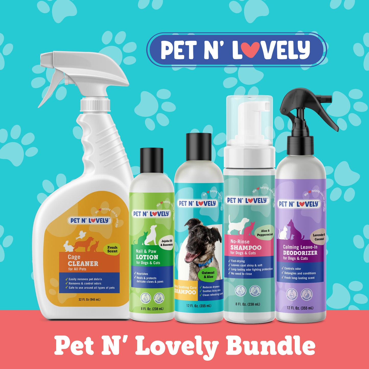 Pet N' Lovely Pet Care Bundle